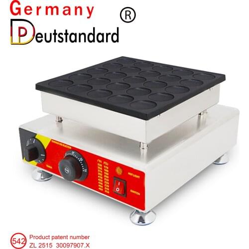 2021 Hot Sell 25 Holes Small Pancake Maker Poffertjes Grill Pumpkin Pie Machine Dorayaki Bakery Equipment With High Quality