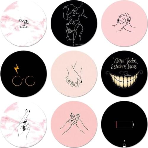 Colorful Space Icons Pins Badge Decoration Brooches Metal Badges For Backpack Decoration 58mm