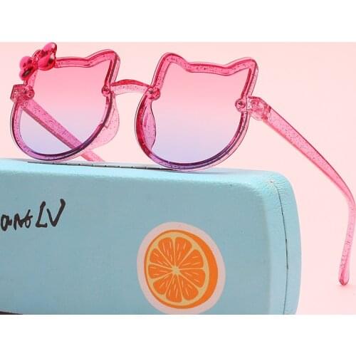 Fashion Cute Design Children Sunglasses Classic Round Boys Girls Big Frame Sun Glasses New Baby Kids Trend Eyewear Uv400