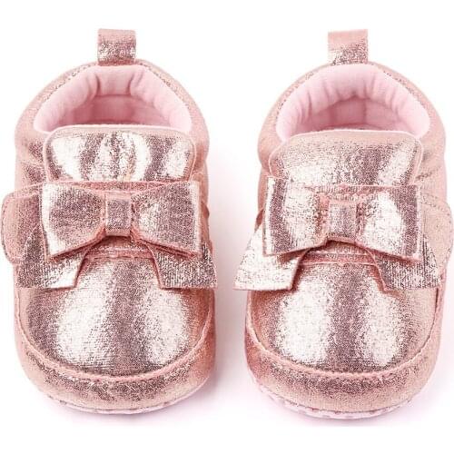 Baby PU Leather Baby Boy Girl Baby Moccasins Moccs Shoes Bow Fringe Soft Soled Non-slip Footwear Crib Shoes