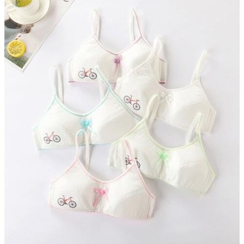 Teenage Girls Underwear Children Sport Training Bras Tank Tops Teen Bra Lingerie Adolescente Student Vest Breathable Brassiere