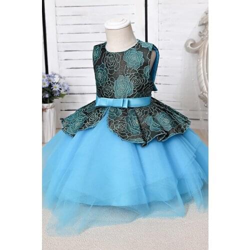 New Arrivals Little Princess Flower Girl Dresses Ankle Length Girls Pageant Dresses First Communion Dresses Wedding Party Dress