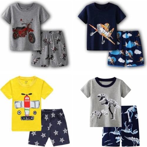 New Design Kids Pijamas Sleepwear Girl Pyjamas Boys Pajamas Sets 90-130cm Clothes Nightwear Homewear Toddler Nightgown