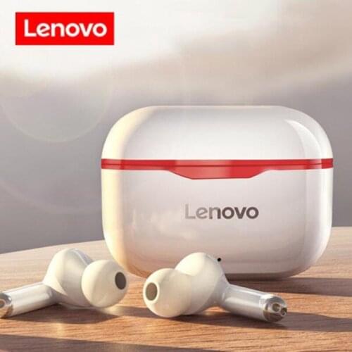 Original Lenovo LP1 TWS Wireless Earphones Bluetooth 5.0 Dual Stereo Noise Reduction Bass Touch Control Long Standby 300mAH