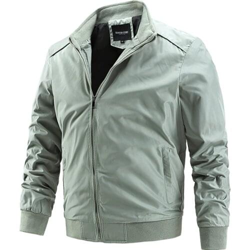 Casual Jacket Men Spring Autumn Quick-Drying Windbreaker Bomber Jackets Male Slim Fit Coat Men Jaqueta Masculina Plus Size M-5XL