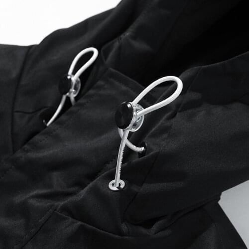 Workwear jacket coat mens new mens hooded loose trendy brand spring coat jackets michael jackson jacket