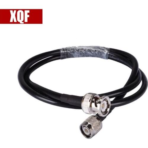 XQF Radio frequency connecting line BNC male head to turn TNC male head inner screw BNC/TNC-JJ 1 meter RG58 cable