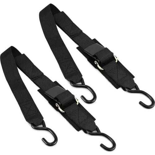 Boat Transom Tie Down Straps to Trailer Buckle Strap for Marine Jet Ski PWC Trailers 2Inch X 4Feet,1200 LBS Capacity