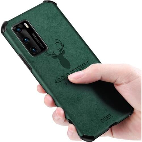 Luxury Leather Phone Case For Huawei P20 P30 Lite P40 Pro Plus Silicone Back Cover Case For Honor 20 Lite 30 Pro Plus 20S 30S