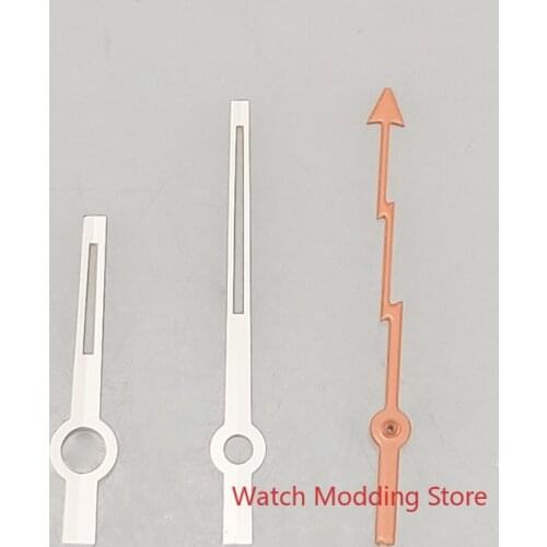 HOT Silver Orange Milgauss Watch Hands Copper Set Lightning Blue Luminous For Miyota8215/8205 DG2813 Movement