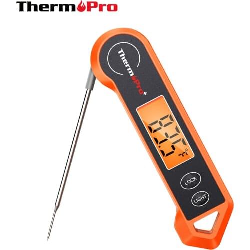 ThermoPro TP19H Waterproof Digital Instant Reading BBQ Thermometer Big Screen Meat Thermometer With Lock Function