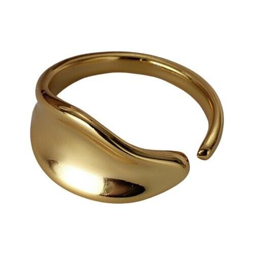 ONLY 1PC (No pierced) 3.15G Authentic 925 Sterling silver concave surface Irregular Geometric CLIP Earrings jEWELRY TLE1235