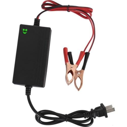 12V Lead-acid Battery Charger Automatic Car Motorcycle Intelligent Battery Charger Automatically Switches Float / Maintenance