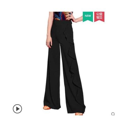 Woman Latin Dance National Standard Dance Trousers Performance Clothes Dance pants