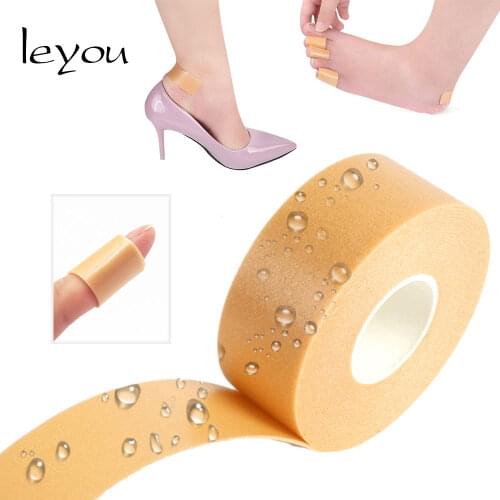 1-3 Rolls Waterproof Heel Sticker Women Anti-slip High Heeled Feet Pad Tape Cushions Shoes Relieve