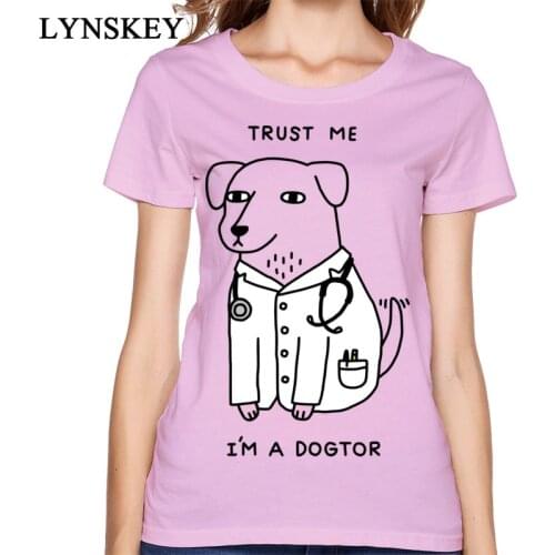 100% Cotton Larger Size Women T Shirt Pink High Quality Cute 3D Dog T Shirts Womens Fashion Short Sleeve Clothing Shirt