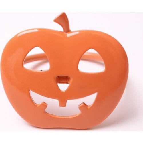12PCS Halloween table decoration skull napkin buckle pumpkin napkin ring
