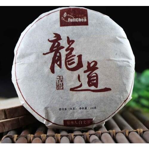 2006 Yr Yunnan Puer Chinese Tea Cake Shu Puer Chinese Tea 100g Long Dao Ripe Puer Chinese Tea Cake