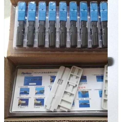 50 or 100PCS/LOT SC-UPC-B FA-SC/UPC-SM 28mm FTTH High Quality Mode Fiber Optic Quick-Connector Fast Connector for FHome