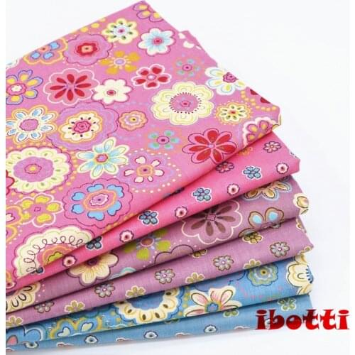 6 pcs/Lot 18*22inch Fat Quarters Quilting Fabric Bundles for Quilting Bundle tilda fabric for sewing Crafting