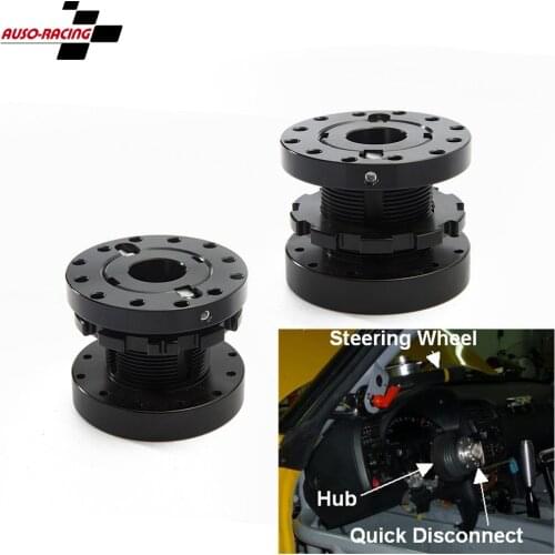 Aluminum Steering Wheel Hub Adapter off Boss Kit 40mm-70mm Adjustable Steering Wheel Spacer For All Car