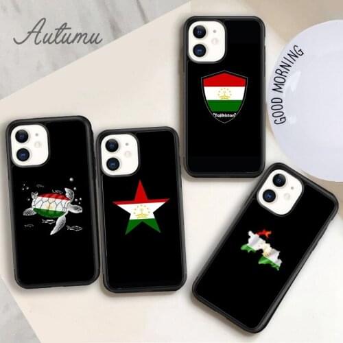 Tajikistan Flag Phone Case for iPhone 11 12 Pro Max mini X XR XS SE 2020 5 6S 7 8 Plus Samsung Galaxy S8 S9 S10 Cover shell