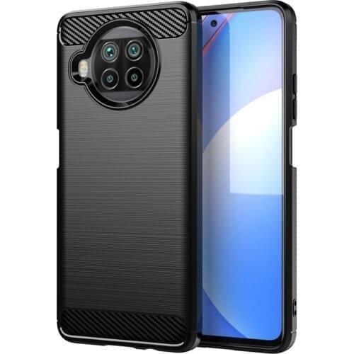 For Xiaomi Mi 10T Lite Case Luxury Carbon Fiber Skin Full Soft Silicone Cover Case For Xiaomi Mi 10TLite Mi10T Phone Cases