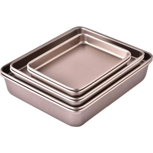 9/11/13 inch deep and light square non-stick baking pan cake bread biscuit mold