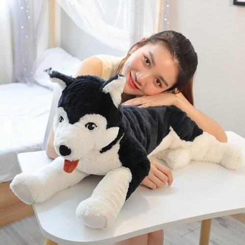 1pc 30CM Simulation Husky Plush Toys Lovely Stuffed Soft Animal Dog Dolls Cute Toys for Children Girls Birthday Christmas Gifts