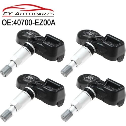 4PCS New Tire Pressure Monitoring Sensor For Nissan 433 MHz 40700-EZ00A 40700EZ00A TPMS Sensor PMV-CA14