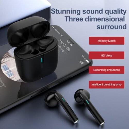 2021 New J01 TWS Bluetooth Earphone Wireless Headphones HiFi Music Earbuds Sports Gaming Headset For IOS Android Phone