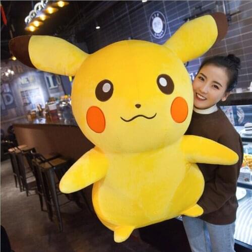 35cm/45cm/65cm Pokemon Pikachu Plush Toys Stuffed Toys Japan Movie Pikachu Anime Dolls Christmas Birthday Gifts for Kids