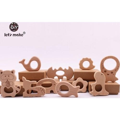 Lets Make 20PCS Beech Wooden Teether Unfinished Hand Crafted Heart Rings Wooden Heart Engraved Heart DIY Accessories