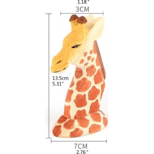 Animal Glasses Rack Hand Carved Wood Eyeglasses Spectacle Sunglasses Holder Stand Animal Shaped Home Office Desk Decor