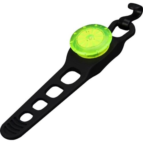 LED Bicycle Taillight Mountain Bike Night Riding Mini Warning Light Riding Accessories High Elastic Strap Adjustable