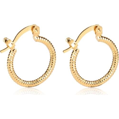 Gold Africa DubaiJewelry Hoop Earring For Women Brincos Geometric Earrings Steampunk Statement bridal wedding Party Jewelry gift