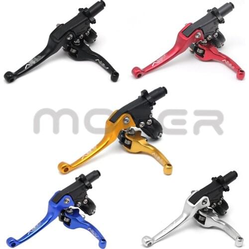 1pair ASV F3 2nd Short Alloy Brake & Clutch handlebar lever for Motocross Motorcycle Pitbike Dirt Pit Bike Universal Patrs