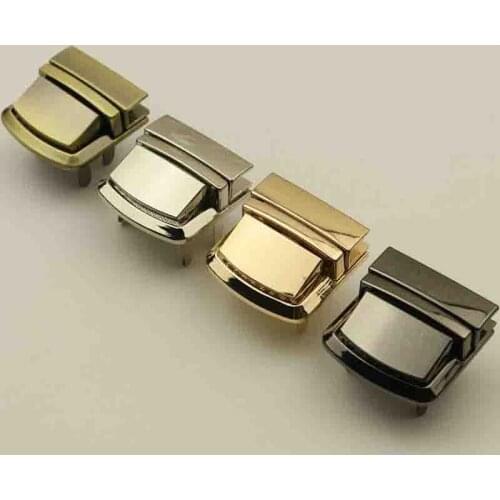 1 pc Metal Lock Rectangle Bag Case Buckle Clasp For Handbags Shoulder Bags Purse Tote Accessories DIY Craft High Quality