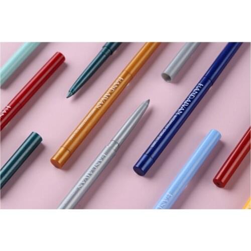 1 Pcs 20 Colors Option Gel Eyeliner Pen Natural Long-lasting Waterproof Sweat-proof No Smudging Eye Liner Pencil Eye Makeup