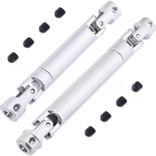 1pcs Steel Drive Shaft Joint CVD 92-125mm / 110-155mm For 1/10 Scale RC Crawler SCX10 RC4WD D90 Cross Axial CC01 Truck Tamiya
