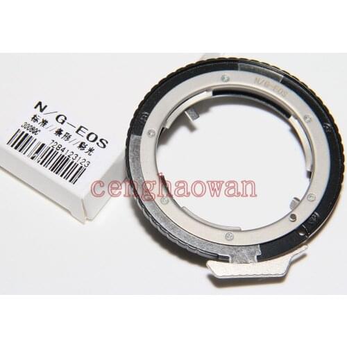 10 Generation EMF AF Confirm adapter ring for nikon(g) N/G Lens to canon 1dx 5d3 60D 6D 7D 60d 80d 600d 650d 760d camera