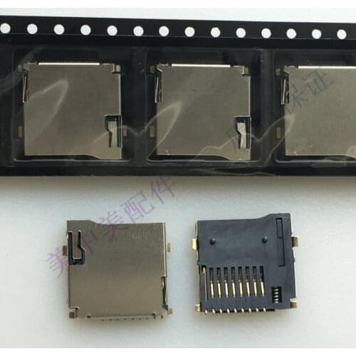 10pcs) TF memory card holder micro SD card slot self spring card holder for audio speaker memory card holder GPS navigator