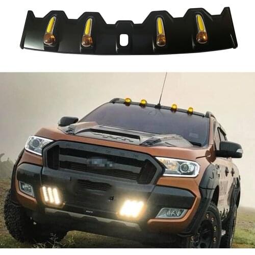 ABS Yellow Led Front Car Roof Light For Ford Ranger 2012 -2020 T6 T7 T8 Wildtrak Car Accessories Raptor Parts