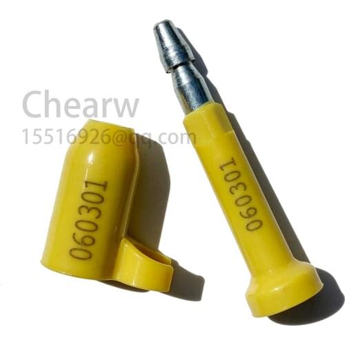 10pcs High Security Bolt Seals Steel Container Lock Tamper Proof Seal Numberd for Truck Trailers anti-feke
