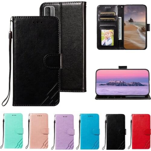 Case for Huawei P Smart 2021 Mate 40Lite P40Pro Y6P Nova 7SE Honor 9S 9C Flip Wallet Leather Stand Full Protection Lanyard Cover