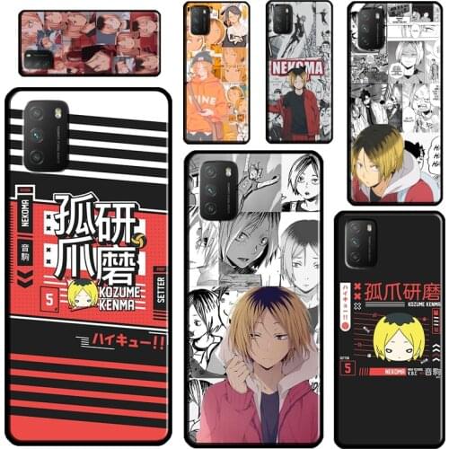 Anime Kenma Kozume Haikyuu For POCO X3 Pro F2 F3 M3 Case For Xiaomi Mi 11 Ultra Note 10 Lite Mi A3 9T 10T Pro Cover
