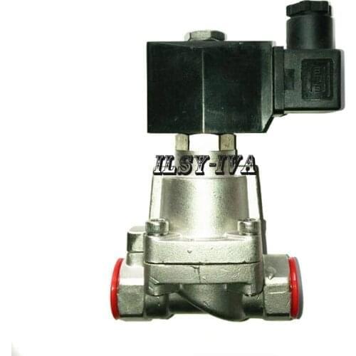 DC24V G1 1/2" DN40 two way Piston type High temperature and pressure Normally closed Steam solenoid valve