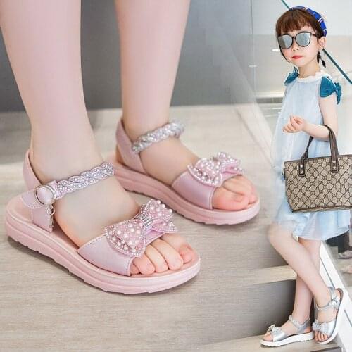 Kids Shoes 2021 New Fashion Korean Summer Childrens Shoes Soft Soled Beach Shoes Kids Shoes for Girl Sandals