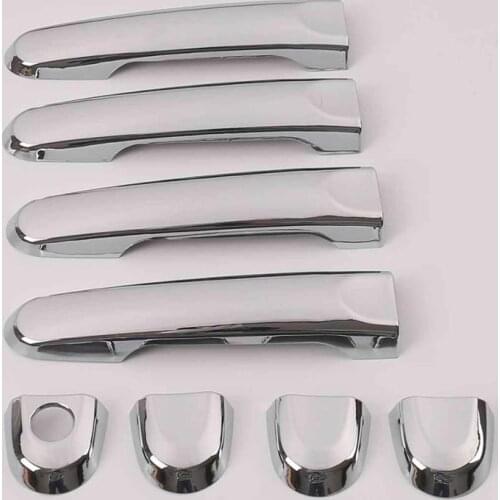 For Nissan Tiida Latio Micra March Juke 2009 2010 2010 2012 Versa 2011-2016 Chrome Side Door Handle Cover Catch Trim Car Bezel