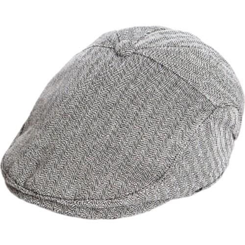 Gentleman Striped Berets 1 2 3 4 Years Baby Boys Elastic Band Cap Party Wedding Handsome Accessories Toddler Children Hat Grey